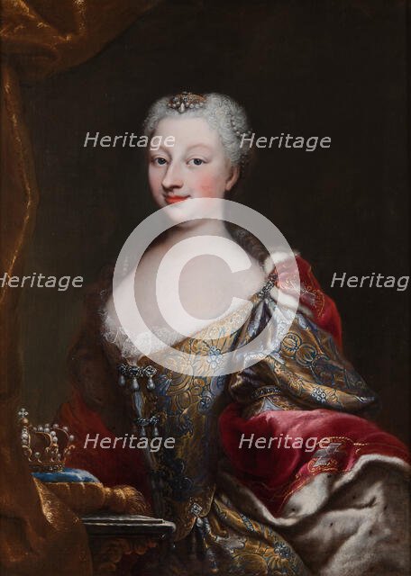 Polyxena of Hesse-Rotenburg (1706-1735), Queen of Sardinia, 1728-1730. Creator: Clementi, Maria Giovanna, (La Clementina) (1692-1761).