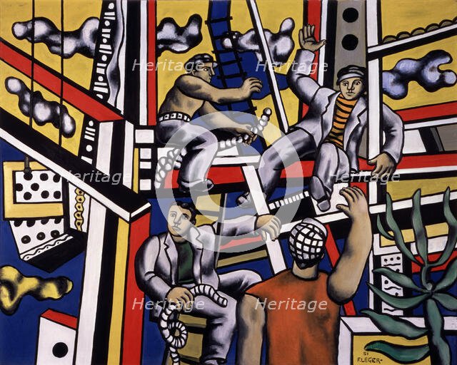 'The Builders', 1951.  Creator: Fernand Leger.