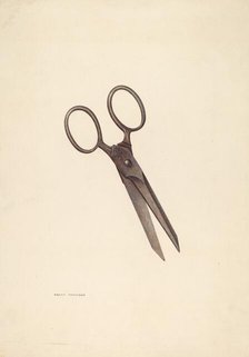 Bishop Hill: Small Scissors, c. 1939. Creator: Archie Thompson.