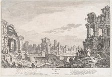 Ruines de Cumes, 18th century. Creator: Quentin Pierre Chedel.