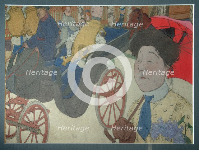 Cuirassiers in Gatchina. Artist: Shcherbov, Pavel Yegorovich (1866-1938)