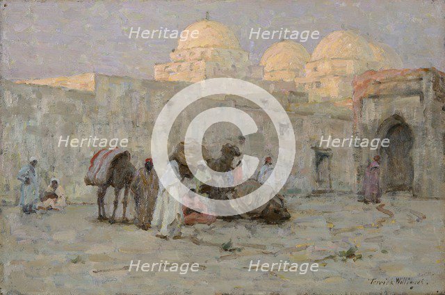 'Kairouan, the last glow', 1880-1936. Artist: Terrick Williams