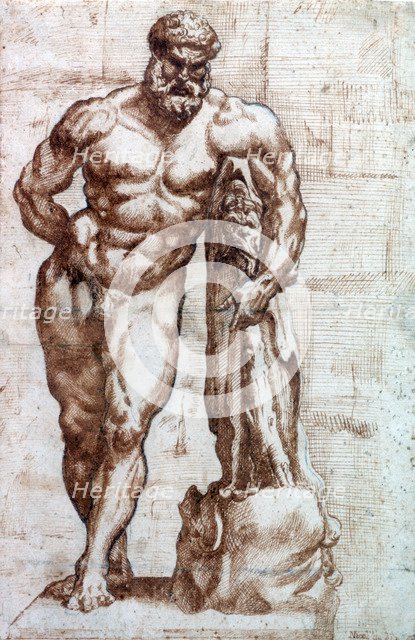 'Hercules', 17th century. Artist: Niccolo de Simone