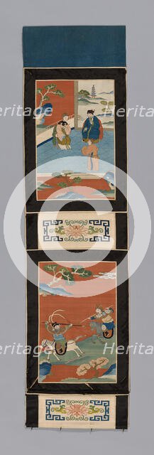 Panel (For a Screen), China, Qing dynasty (1644-1911), 1875/1900. Creator: Unknown.