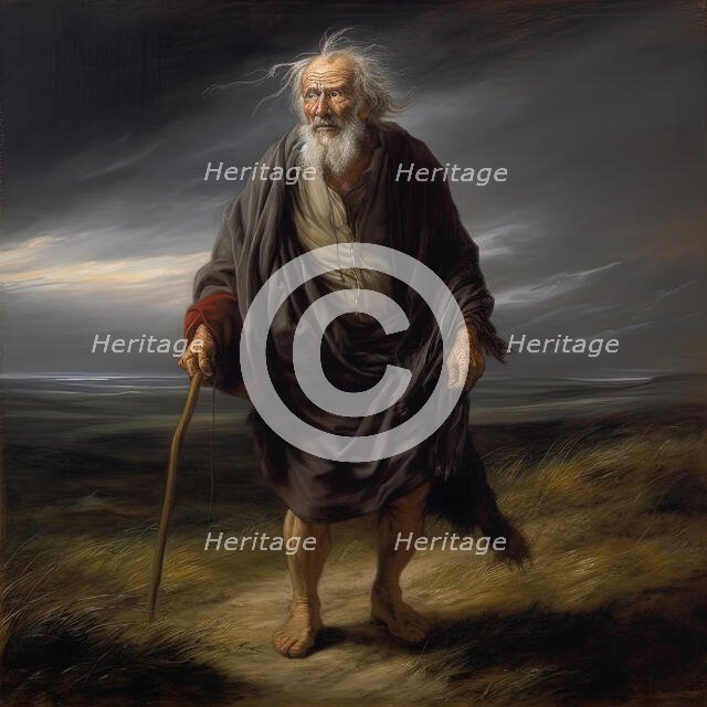 AI IMAGE - King Lear, 2023. Creator: Heritage Images.
