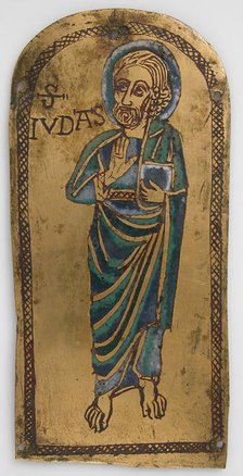 Plaque of St. Jude, German, 12th century. Creator: Unknown.