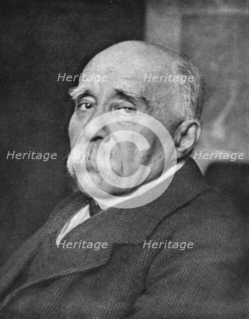Clemenceau; M.Georges Clemenceau, head of the French government, .., 1917. Creator: Unknown.
