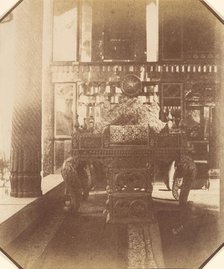 [Golestan, The Peacock Throne, Teheran, Iran] (Takht-I Taous), 1840s-60s. Creator: Luigi Pesce.
