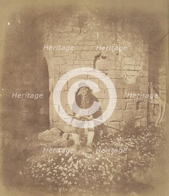 The Old Gamekeeper, ca. 1844. Creator: Possibly by David Kinnebrook.