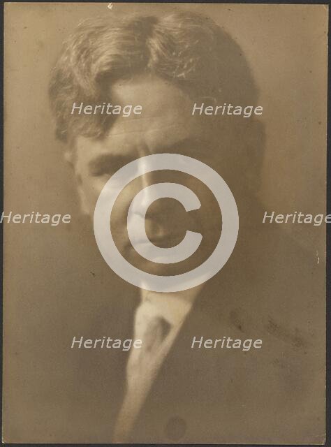 Portrait of a Man with Deep Set Eyes, 1907-1943. Creator: Louis Fleckenstein.