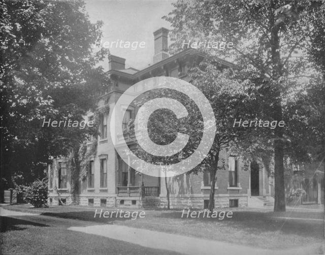 'Residence of Ex-President Harrison, Indianapolis, Indiana', c1897. Creator: Unknown.