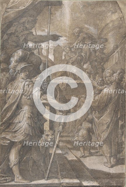 Martyrdom of a Female Saint (Agnes?), 1605-9. Creator: Camillo Procaccini.