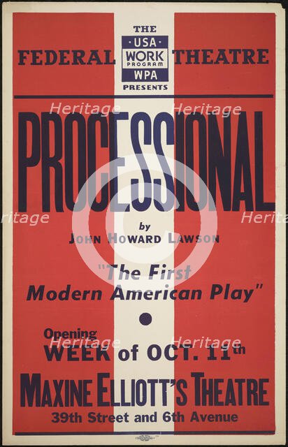 Processional, New York, 1937. Creator: Unknown.