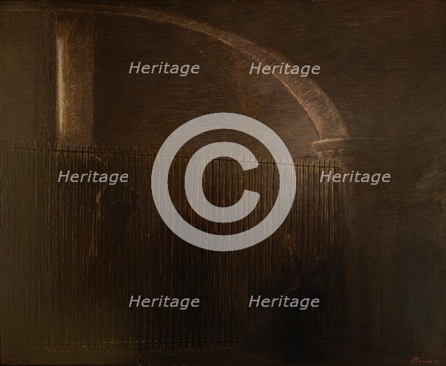 Beheading of Ugo d'Este and Parisina Malatesta, c. 1913. Creator: Previati, Gaetano (1852-1920).