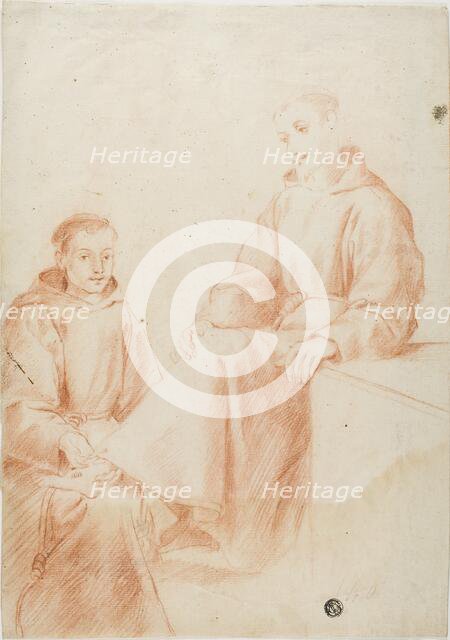 Two Monks, n.d. Creator: Lodovico Carracci.