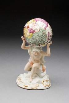 Atlas of the World, Meissen, 18th-19th century. Creator: Meissen Porcelain.