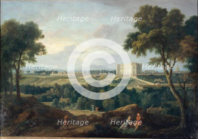 The Observatory, seen from Butte aux Cailles, c1710. Creator: Francisque Millet.