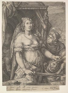 Judith and the Head of Holofernes, 1575—1607. Creator: Jan Saenredam.