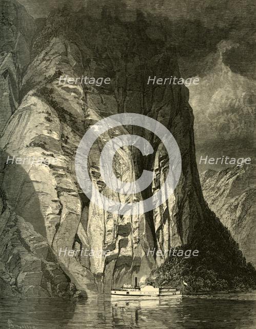 'Under Trinity Rock, Saguenay', 1874.  Creator: James David Smillie.