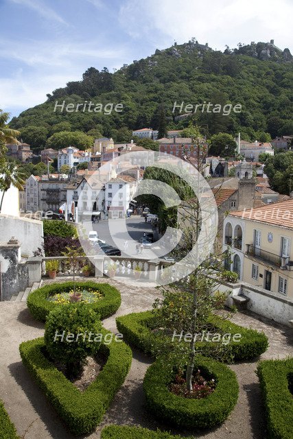 A view from the garden of Sintra National Palace, Sintra, Portugal, 2009. Artist: Samuel Magal