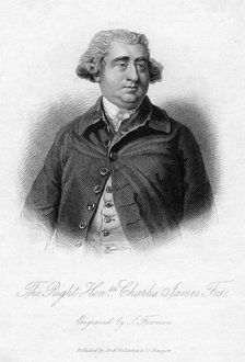 Charles James Fox (1749-1806), Whig statesman, 19th century.Artist: Samuel Freeman