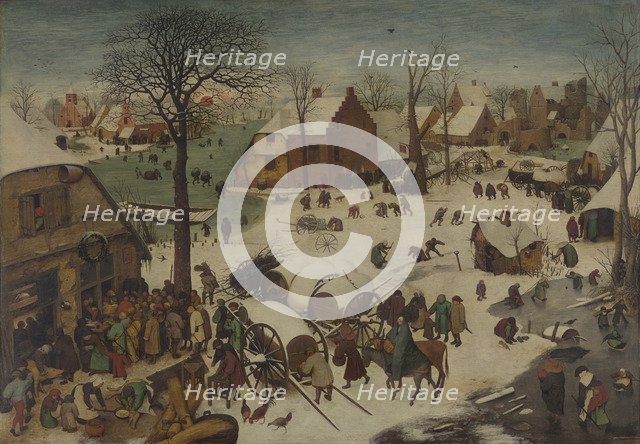 The Census at Bethlehem (The Numbering at Bethlehem), 1566. Artist: Bruegel (Brueghel), Pieter, the Elder (ca 1525-1569)