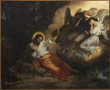 The Agony in the Garden, 1826. Creator: Delacroix, Eugène (1798-1863).