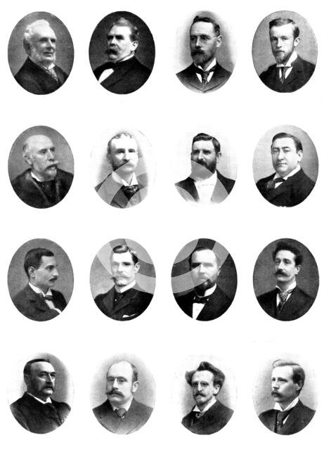 New Members of the London County Council, 1898. Creator: Unknown.