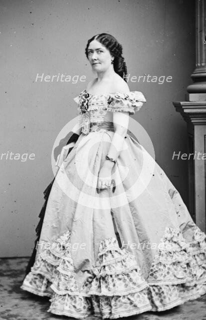 Mme. Clara M. Brinkerhoff, between 1855 and 1865. Creator: Unknown.