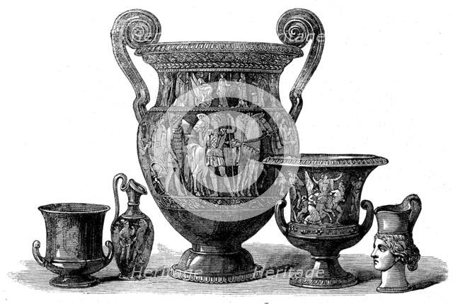 The International Exhibition: Group of porcelain articles by Sir James Duke and Nephews, 1862. Creator: Unknown.