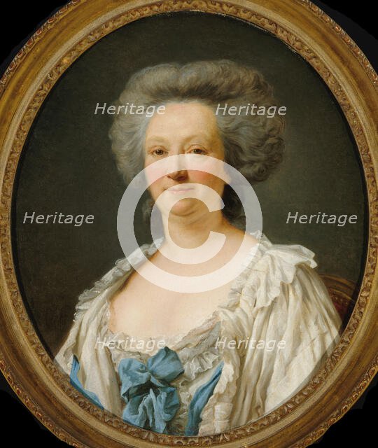 Portrait of Madame Geoffrin (1699-1777), 1787. Creator: Colson, Jean-François Gilles (1733-1803).