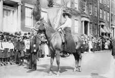 Madge Udall, Suffrage parade, 1913. Creator: Bain News Service.
