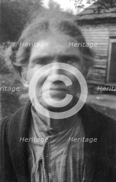 Ellen Webb, Burnsville, Yancey County, North Carolina, USA, 1916-1918. Artist: Cecil Sharp