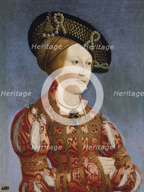 Anna of Bohemia and Hungary (1503-1547), 1519. Artist: Maler zu Schwaz (1480/88-1526/29)