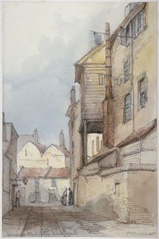 Catherine Wheel Alley, City of London, 1855.                                            Artist: Thomas Colman Dibdin