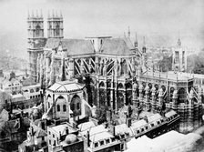 View of Westminster Abbey, London, c1855-c1860. Artist: Unknown