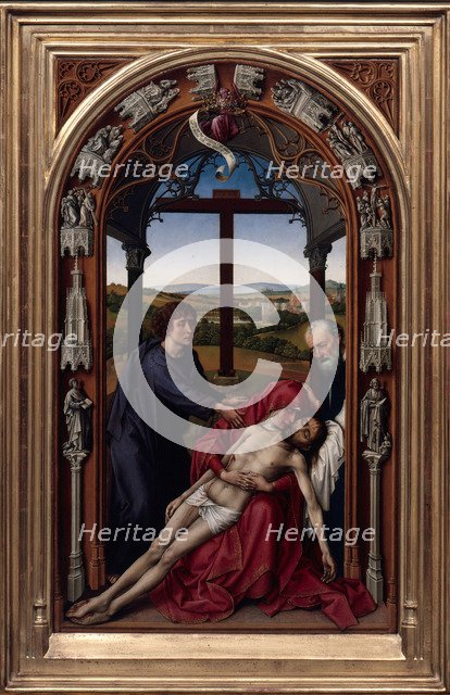 The Altar of Our Lady (Miraflores Altar), c. 1440. Artist: Weyden, Rogier, van der (ca. 1399-1464)