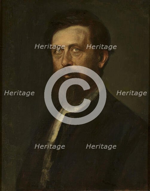 Portrait of Arnold Böcklin, 1875. Creator: Lenbach, Franz, von (1836-1904).