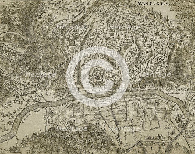 Smolensk and its surroundings, 1636.