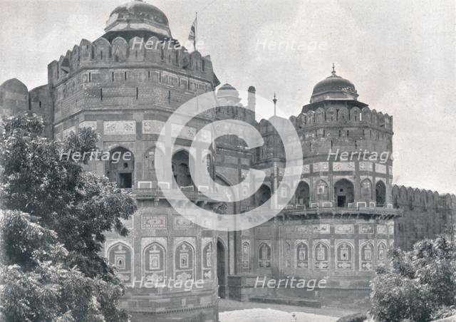 'Agra. The Delhi Gate of the Fort', c1910. Creator: Unknown.