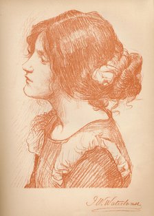 'Sketch Of A Woman' c1885, (1896). Artist: James Abbott McNeill Whistler.