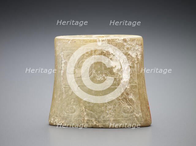 Sword fitting: scabbard ornament, Western Han dynasty, 206 BCE-9 CE. Creator: Unknown.