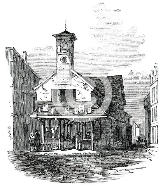 The Old Market-House, at Ashburton, Devon, 1850. Creator: Unknown.