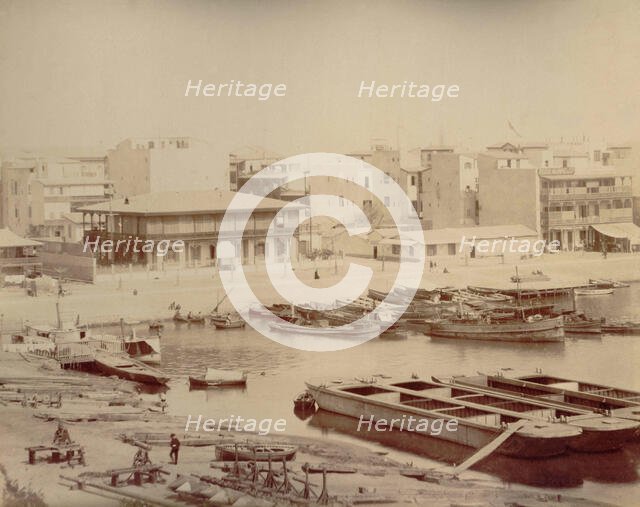 Port Said, Egypt, 1880. Creator: Hippolyte Arnoux.