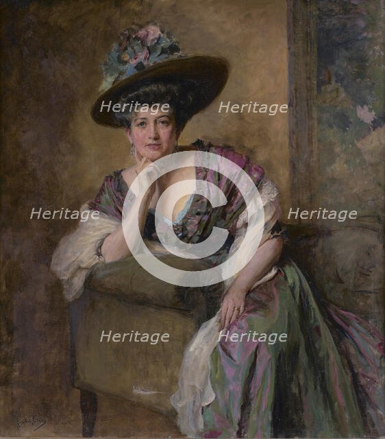 Portrait of Irene Mandl, c1905-1910. Creator: John Quincy Adams.