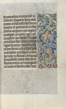 Book of Hours (Use of Rouen): fol. 22r, c. 1470. Creator: Master of the Geneva Latini (French, active Rouen, 1460-80).