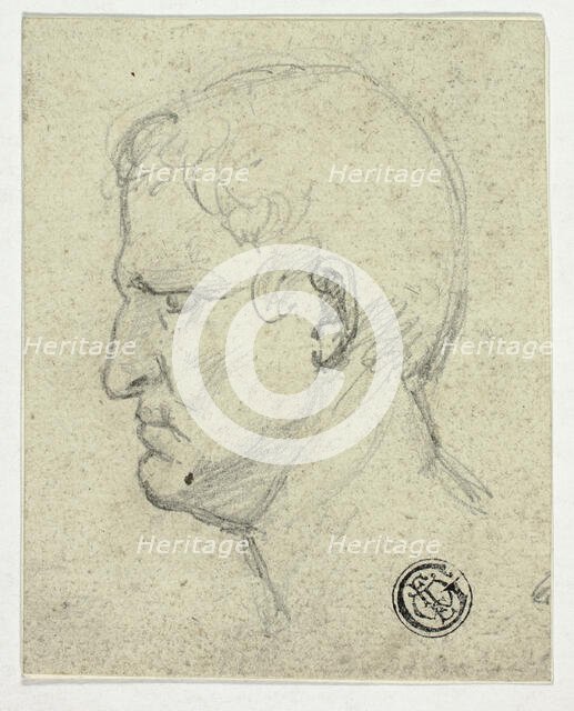 Head of Roman Emperor, n.d. Creator: William Mulready.