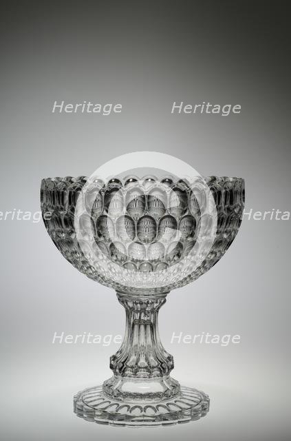 Covered Compote, c. 1865. Creator: Bakewell, Pears and Company (American).