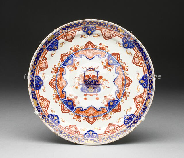 Plate, Delft, c. 1700/25. Creator: De Griekesche A.