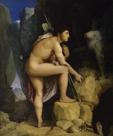 Oedipus and the Sphinx, 1864. Creator: Jean-Auguste-Dominique Ingres.